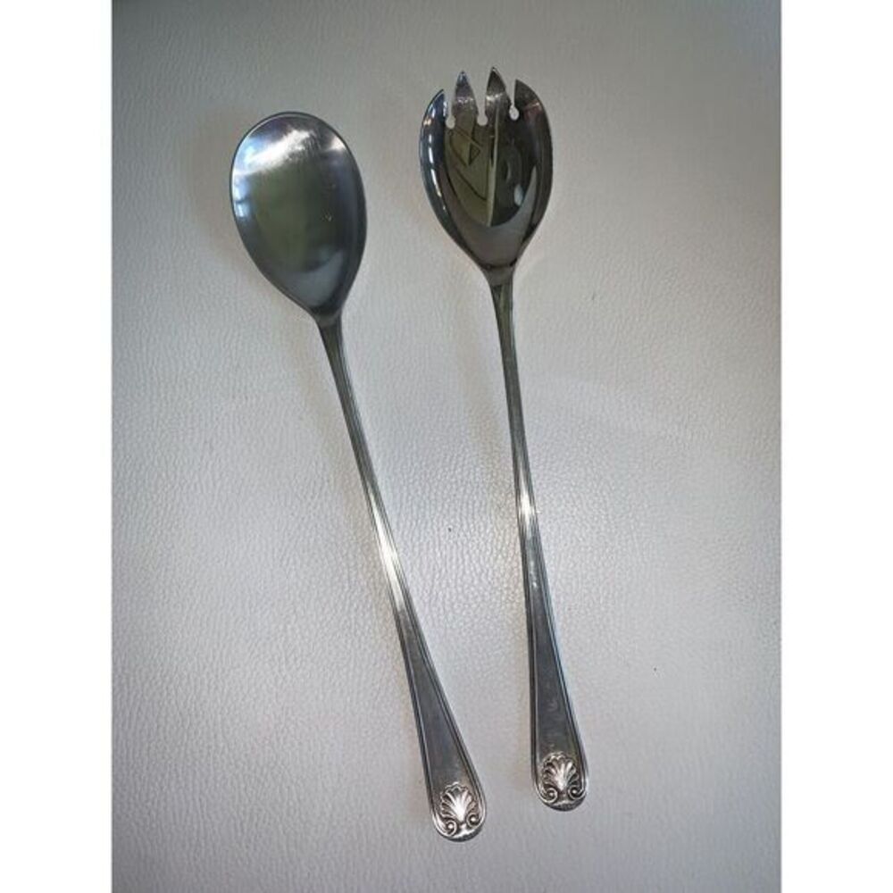 Set‎ of 2 Silverplate Fork Spoon EPNS A1  Sheffield England 9.5"